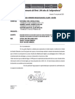 200 años de Independencia del Perú: Oficio sobre cursos virtuales y conectividad de docentes