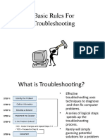 Rules in Troubleshooting