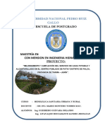 Mejoramiento y ampliación del servicio de agua potable y alcantarillado en Patay