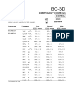 B0520 Assay Sheet (For BC-20, BC-21, BC-10, BC-11 RESEARCH USE ONLY)