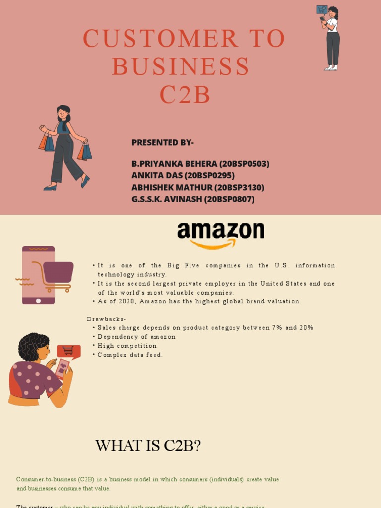 C2B Model | PDF | E Commerce | Market (Economics)
