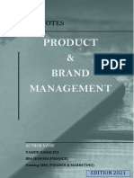 Product & Brand Management: EDITION 2021