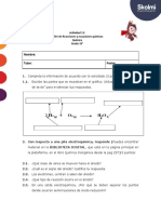 Actividad 13 - Taller Ecuaciones y Reacciones Químicas Vacaciones