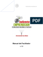 Manual del Facilitador TECNOLÓGICO NACIONAL DE MÉXICO