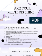 Make Your Meetings Shine by Slidesgo