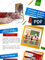 Estrategias Dirigidas Al Contexto Educativo