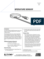 Temperature Sensor: Instruction Sheet For The PASCO Model CI-6505B