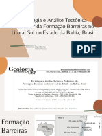 Análise da Formação Barreiras no Litoral Sul da Bahia