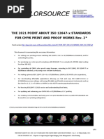 Summary:: The 2021 Point About Iso 12647-X Standards For Cmyk Print and Proof Works Rev. 2