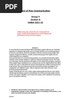 Cost of Poor Communication Group 3 Section A EMBA-2021-22