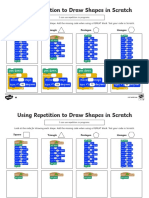 t2 I 109 Using Repetition To Draw Shapes in Scratch Differentiated Activity Sheet - Ver - 1