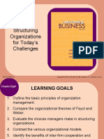 Structuring Organizations For Today'S Challenges: Mcgraw-Hill/Irwin