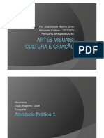 Especialização em Artes Visuais - Cultura e Criação - Getúlio Martins 2011