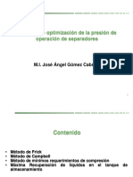 Metodos de Optimizacion de La Presion de Operacion