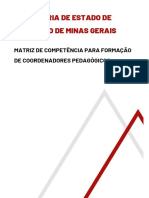 Matriz de Competência para Formação de Coordenadores Pedagógicos - 2020