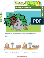 Medidas de Masa para Segundo Grado de Primaria