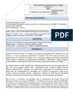 Acta Políticas y Comités - Hospital San Vicente Garzón