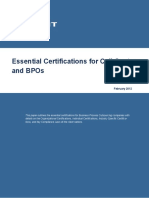 Essential Certifications in Call Centers and BPOs