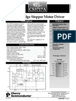 1A H-Bridge Stepper Motor Driver: Features Description