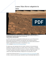 Nasa Perseverance Mars Rover Adquirirá La Primera Muestra