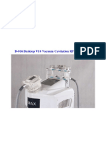 D-016 Desktop V10 Vacuum Cavitation RF Machine