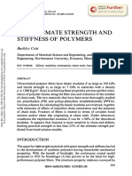 The Ultimate Strength and Stiffness of Polymers: Annu. Rev. Mater. Sci. 1995. 25: 295-323