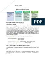 Consulta de Razones Financieras (Balance General y Estado de Resultado)