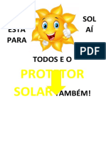 Use Protetor Solar