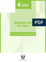PRI 4 - Registro de Lectura - Primaria - WEB