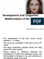Development & Cong. Mal. of The Face