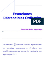 Ecuaciones Diferenciales Ordinarias