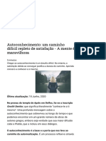 Autoconhecimento_ um caminho difícil repleto de satisfação - A mente é maravilhosa