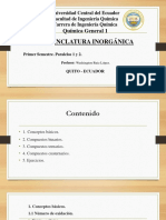 Nomenclatura Inorganica - Diapositivas