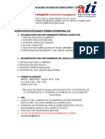 En Caso de Emergencia: Instructivo para Sacar Los Pases de Conductores Y Camiones