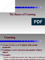 Basics of Counting, Permutation, Combination and Pigeon Hole