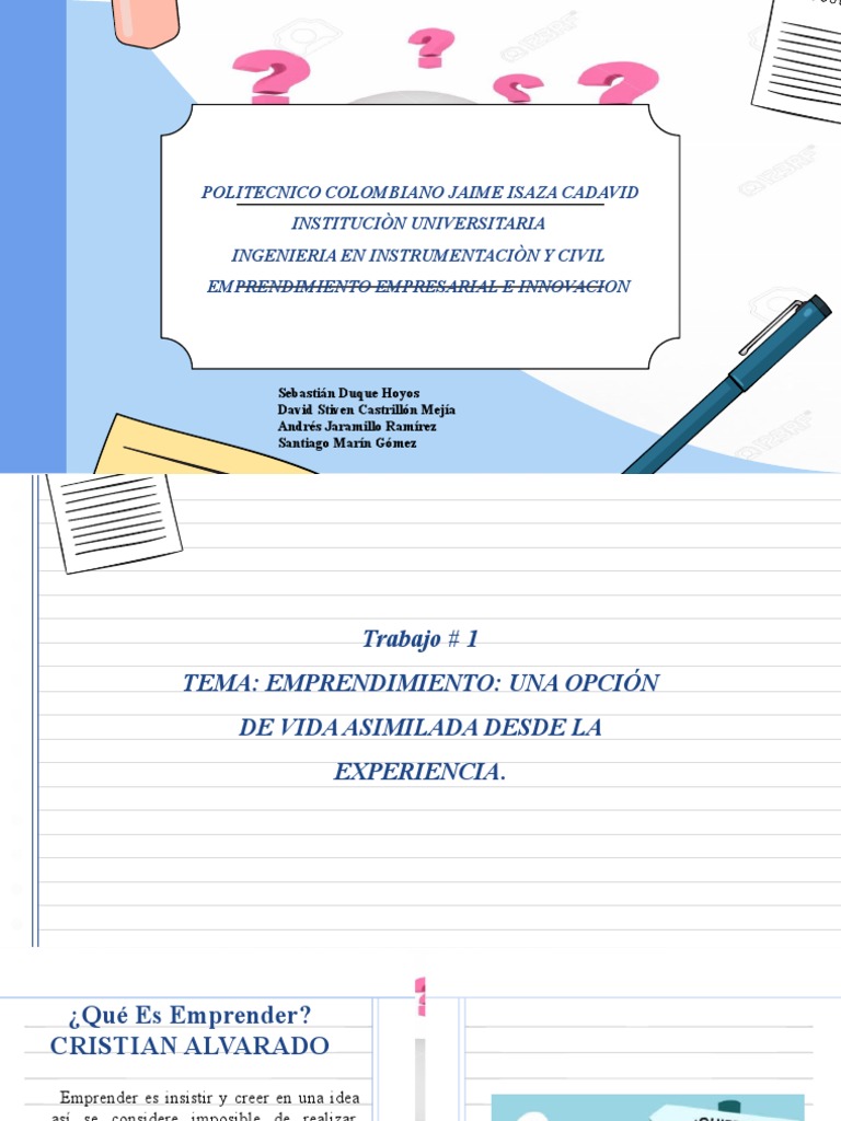 Emprendimiento: Claves para el Éxito | PDF | Iniciativa empresarial ...