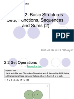 Chapter 2: Basic Structures: Sets, Functions, Sequences, and Sums