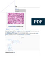 Germ cell tumor classification and locations