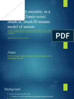 Intestinal dysmotility in shank3a; shank3b zebrafish ASD model