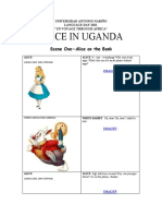 Alice in Uganda: Scene One-Alice On The Bank