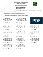 Guía Sistemas de Ecuaciones en Tres Variables