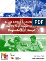 GUIA SOBRE LA CLASIFICACIÓN DEL DEPORTE PARALIMPICO 2016