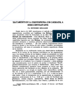 Tratamiento de la Esquizofrenia con Cardiazol a dosis convulsivante