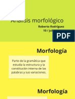 Análisis Morfológico