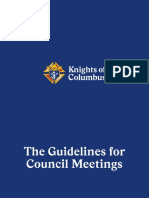 New Guidelines For Council Meetings - Q and A