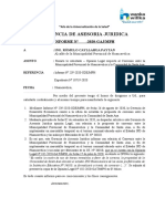 Informe Simple - Alcaldía