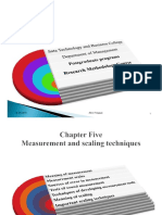 Measurement Scales and Sources of Error in Research