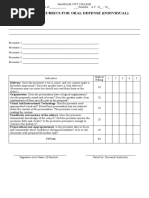 Research Rubrics For Oral Defense (Individual)