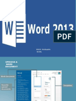 Edit and Format Documents in Microsoft Word