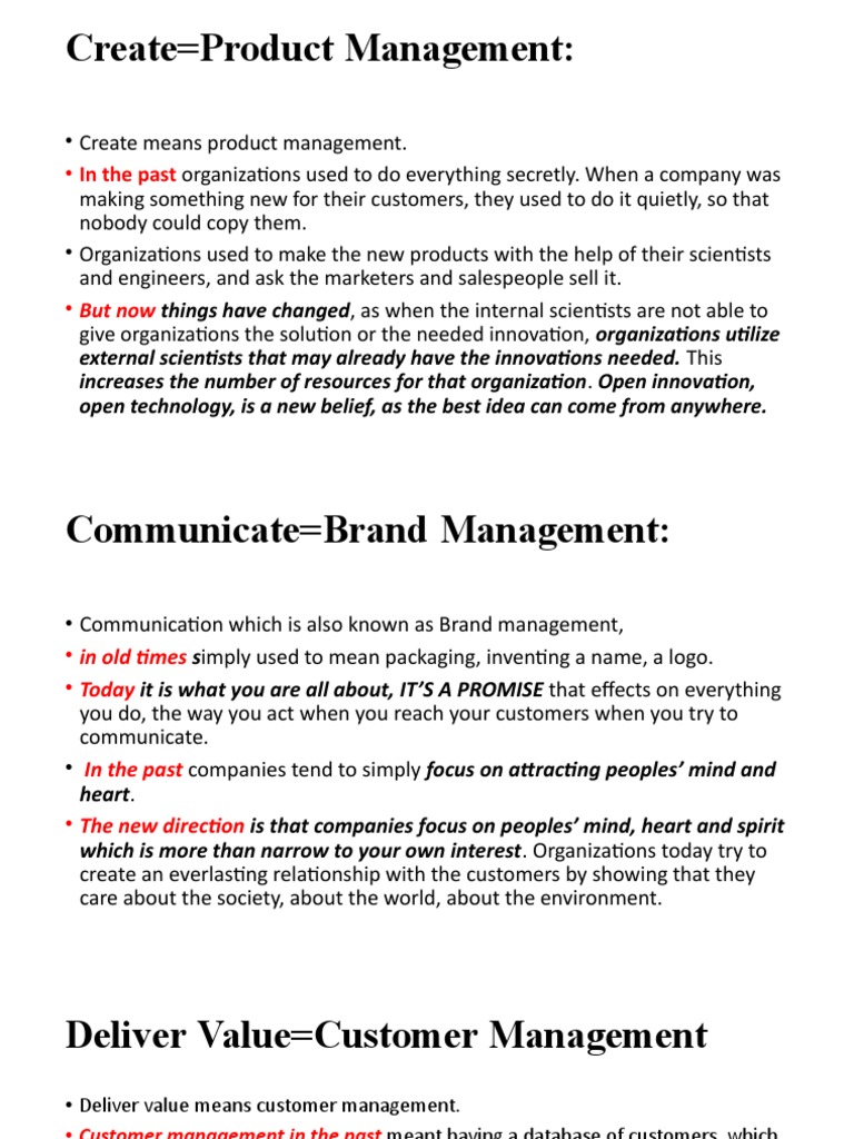 Modern Approaches to Product and Brand Management | PDF | Career ...